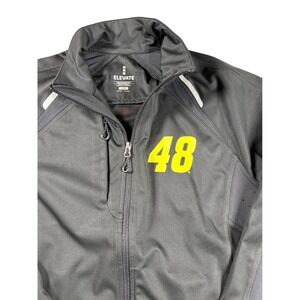Elevate Mens Jimmie Johnson Ally 48 Racing Full Zip Jacket Black Small RN 137770